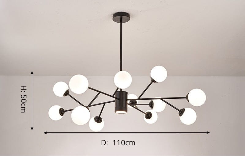 Lustre à bulles Marlow pour éclairage intérieur moderne