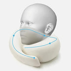 JetGlide Cushioned Neck Pillow For Long Journey Comfort