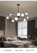 Lustre à bulles Marlow pour éclairage intérieur moderne