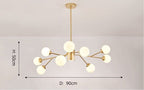 Lustre à bulles Marlow pour éclairage intérieur moderne