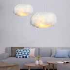 LumaCloud Cotton Diffused Pendant Fixture For Ceiling Light With Subtle Glow