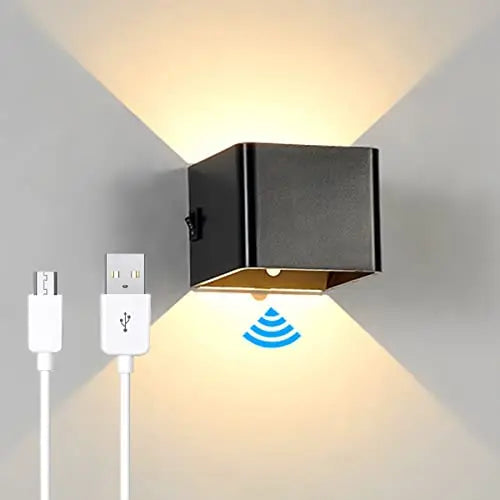 Bezprzewodowa lampa ścienna Aureon z akumulatorem USB, czas pracy 65 godzin