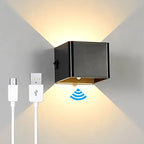 Bezprzewodowa lampa ścienna Aureon z akumulatorem USB, czas pracy 65 godzin