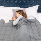 CalmNest Sleep Enhancing Weighted Blanket For Deep Relaxation