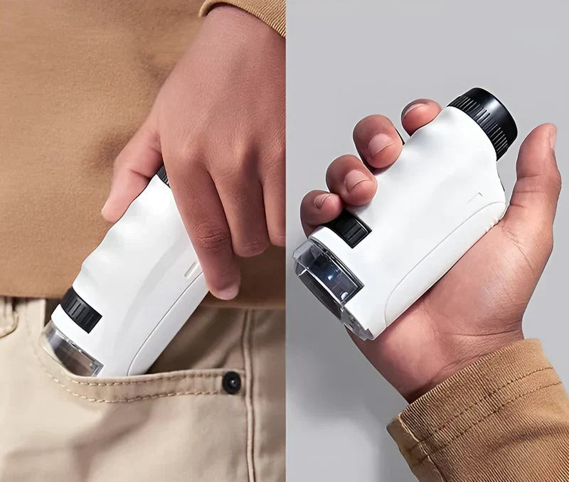Ensemble Mini Microscope pour Enfants pour Explorer les Mondes Minuscules