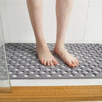 Alfombrilla de ducha HydraSafe con diseño antideslizante y resistente al moho para baños higiénicos