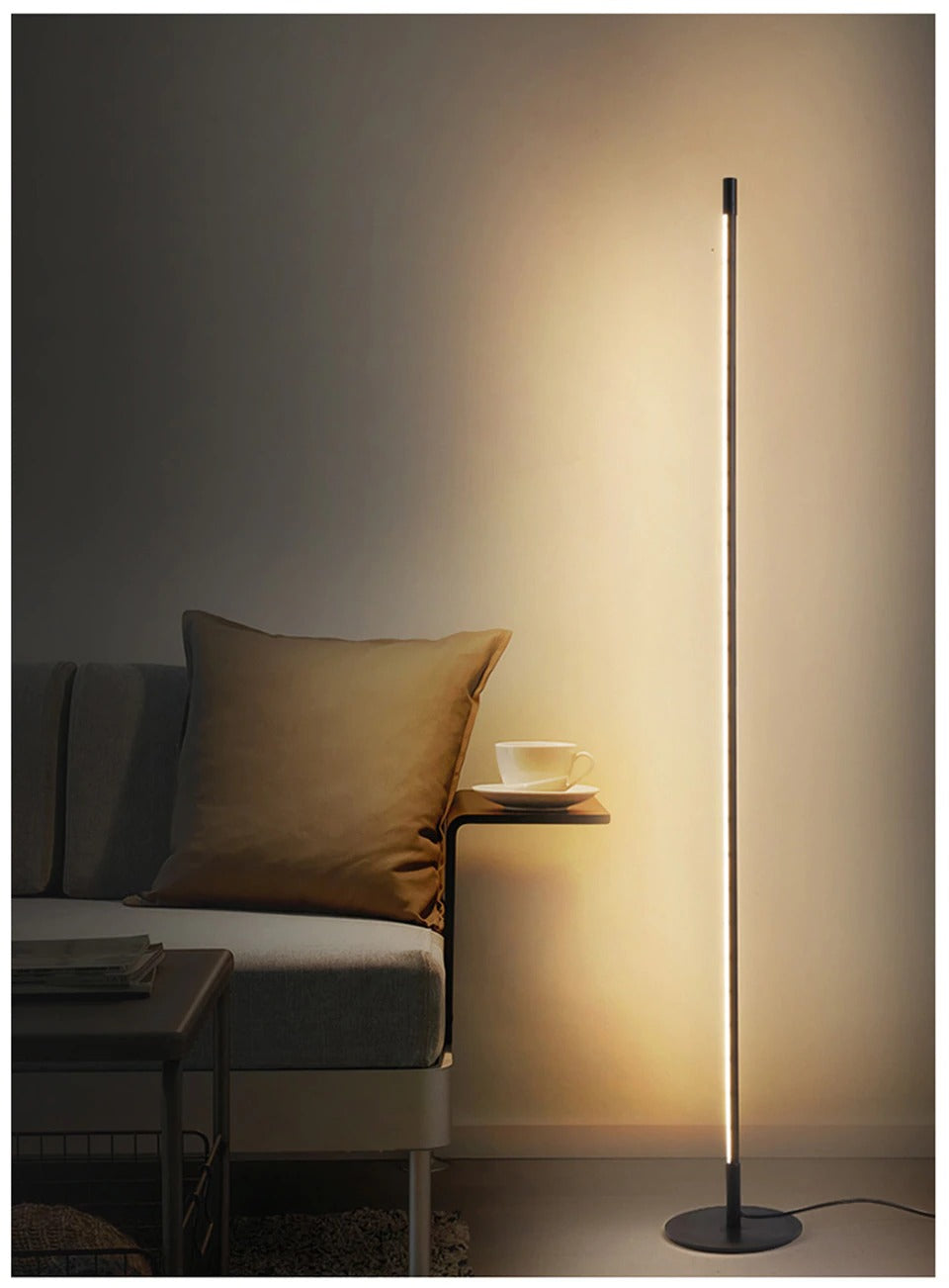 AstraLume Slim LED Floor Lamp For Modern Home Interiors