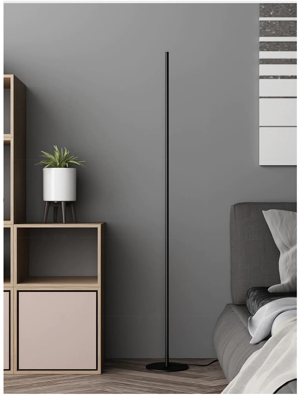 AstraLume Slim LED Floor Lamp For Modern Home Interiors
