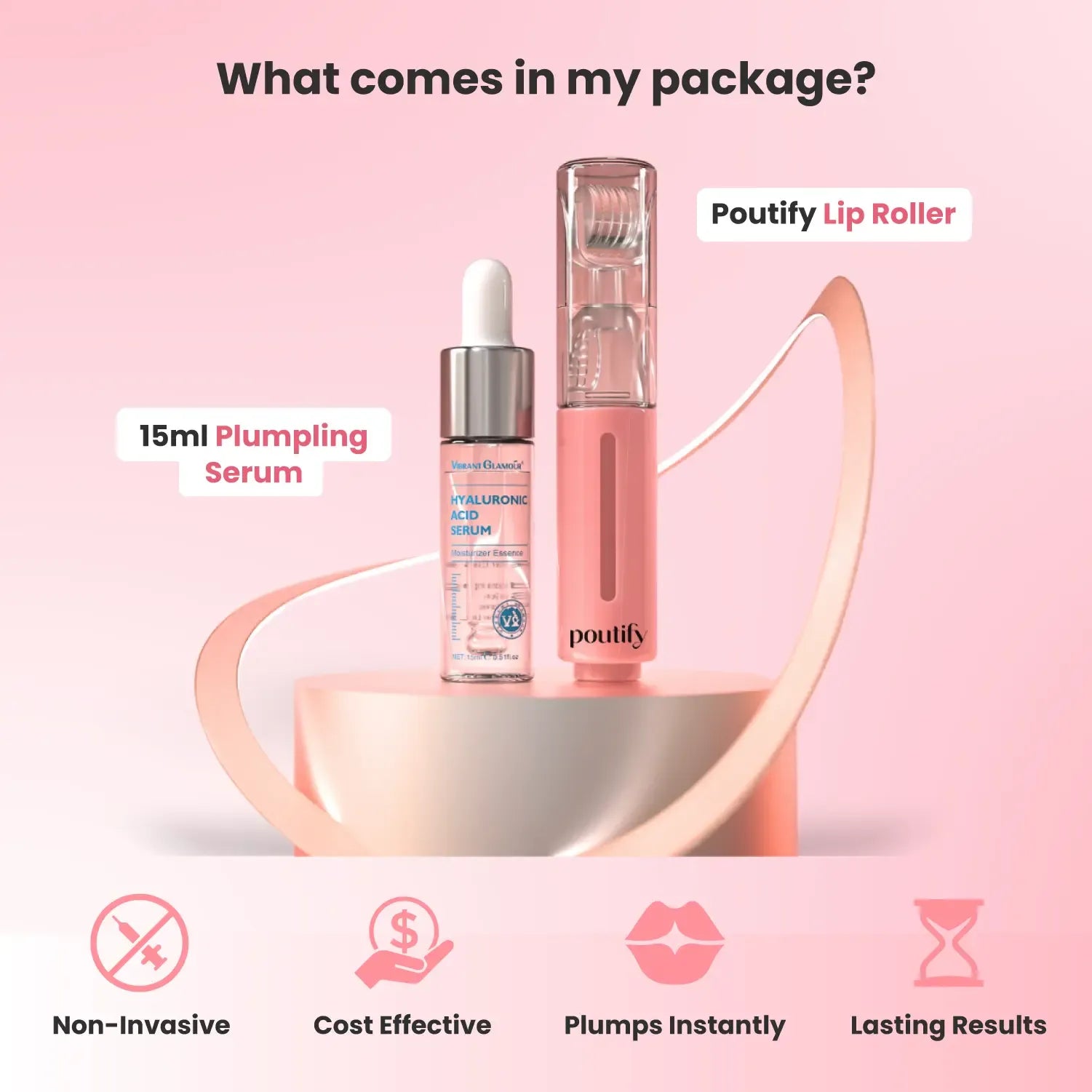 NovaLips Lip Plumping Kit With 0.5mm Microneedling Roller
