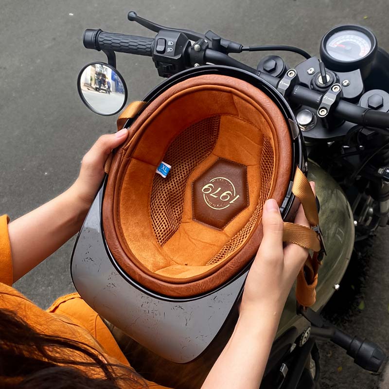 OrionRide Baseball Style DOT Helmet With ABS Shell For Motorcycles