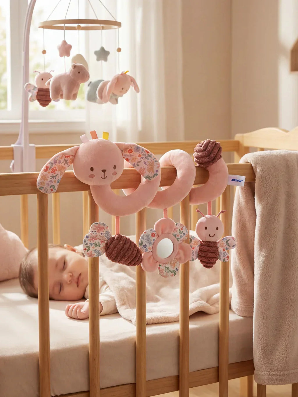 Sensory Wrap-Around Baby Bed Toy