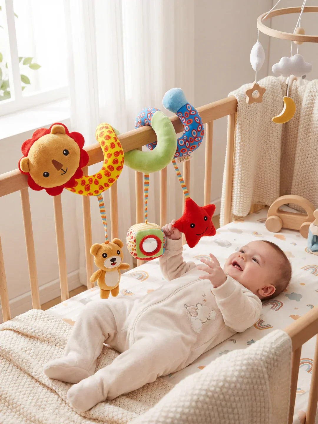Vibrant Safari Sensory Activity Spiral