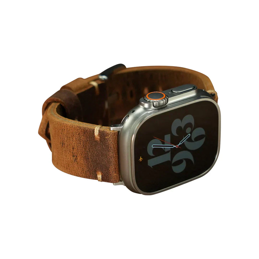 Cinturino in pelle Marlo per Apple Watch in stile classico senza tempo
