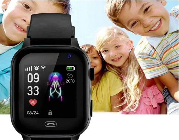 NaviKid 4G GPS Smartwatch til børn med spil, videoopkald og SOS