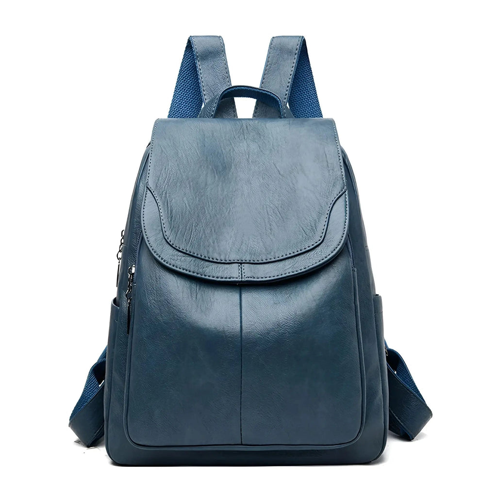 Vintage Leather Women's Backpack - Isabella