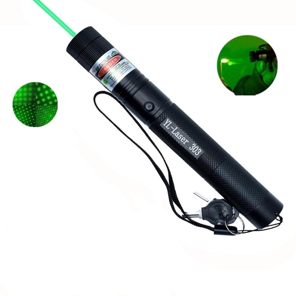 Laserpointer 303 heldergroene straal voor presentaties