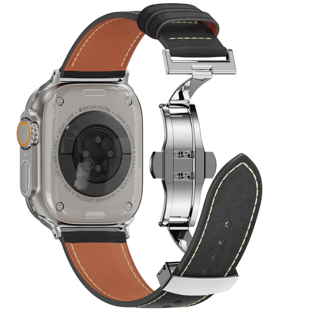 Řemínek na Apple Watch s motýlkovou sponou od značky Avelon