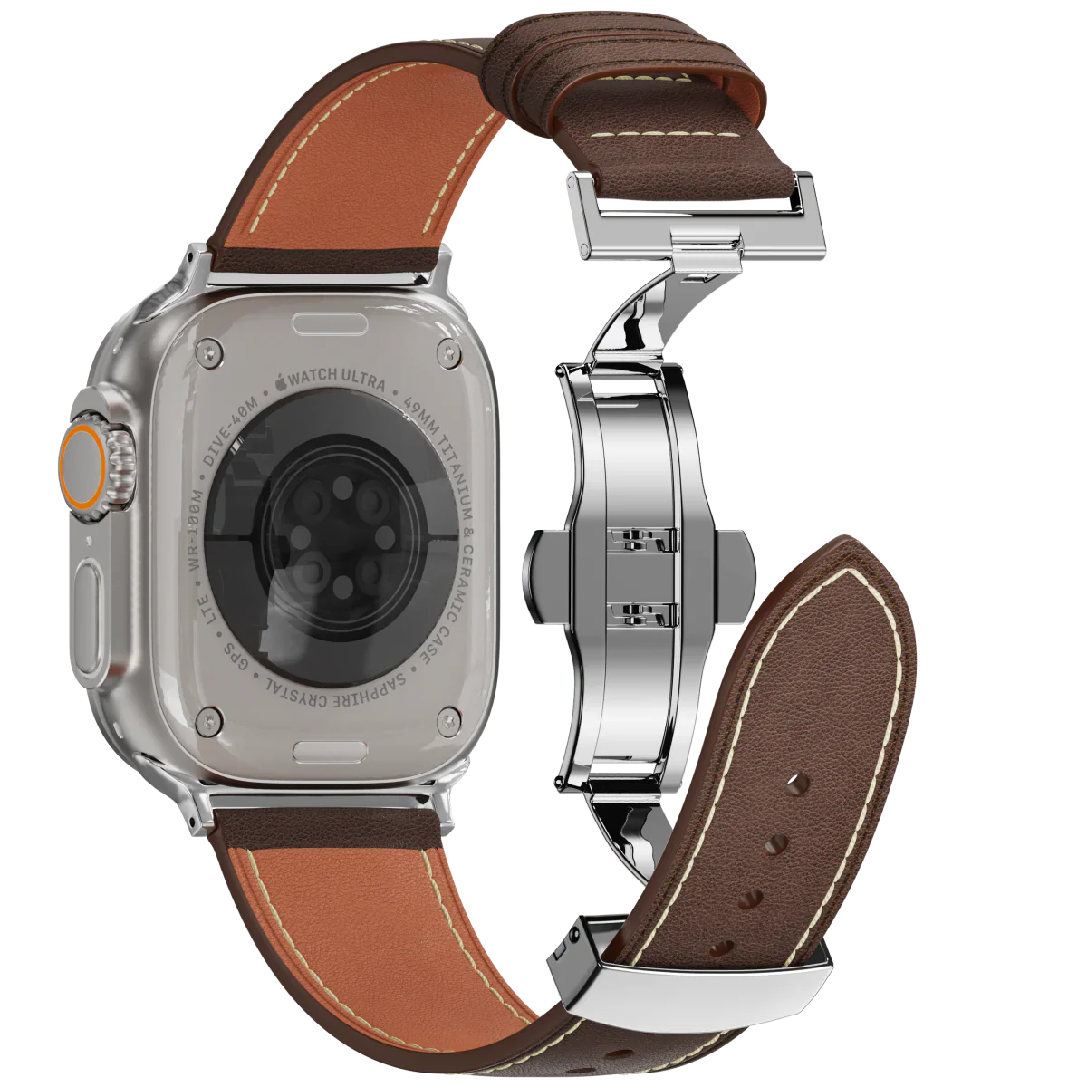 Řemínek na Apple Watch s motýlkovou sponou od značky Avelon