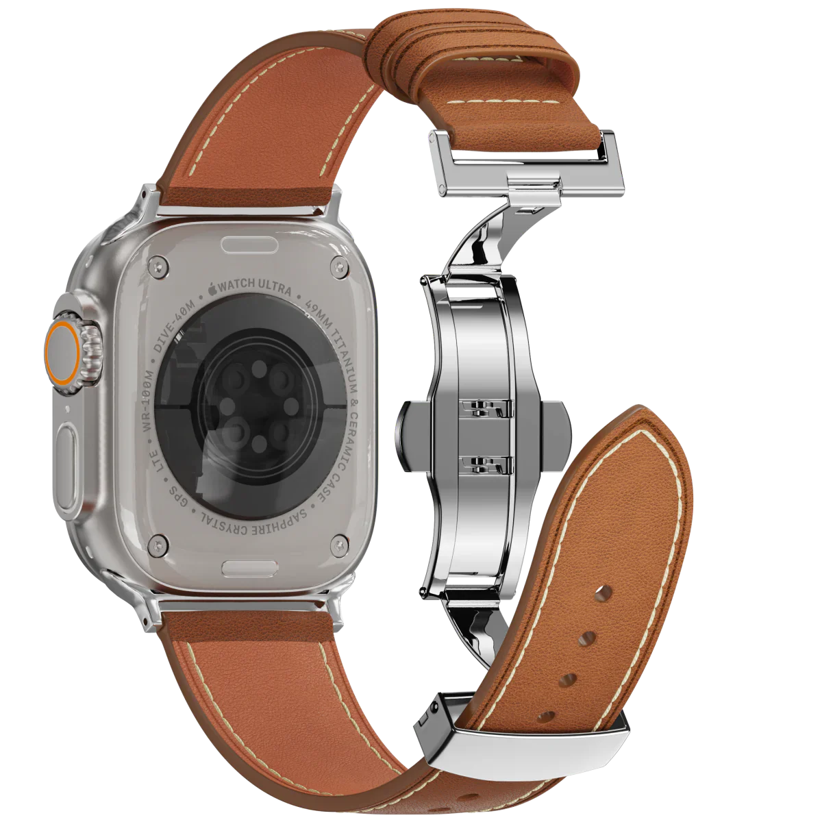 Řemínek na Apple Watch s motýlkovou sponou od značky Avelon