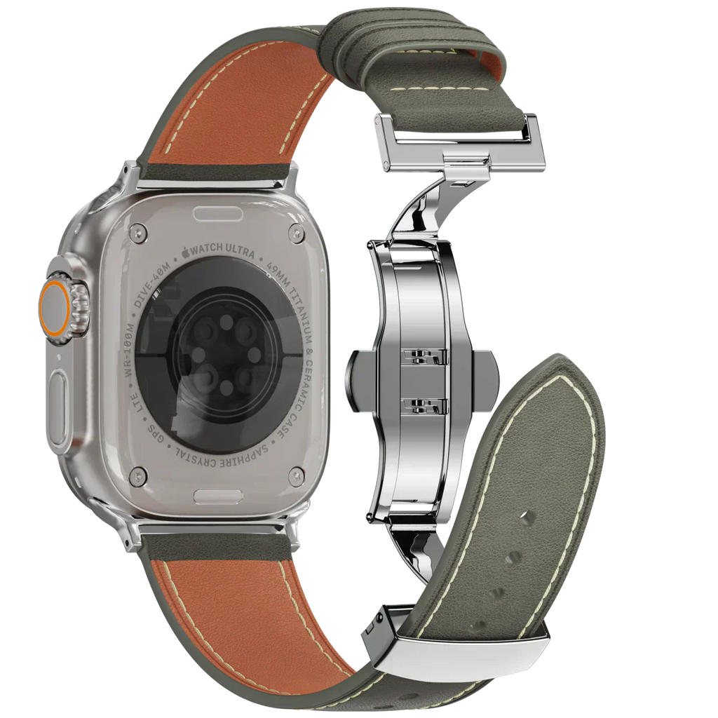 Řemínek na Apple Watch s motýlkovou sponou od značky Avelon