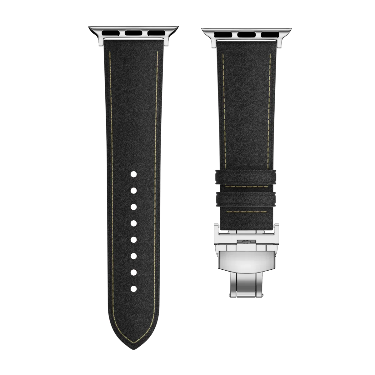 Apple Watch Band With Butterfly Clasp By Avelon Brand