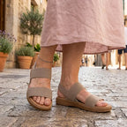 Stretch Elastic Sandals – Lightweight Slip-On for Walking and Travel