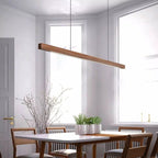Lampada a sospensione in legno LED regolabile SolaraWood per sale da pranzo