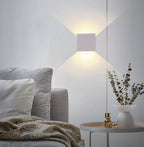 Candeeiro de Parede LED Asterra Nordic com Brilho Minimalista Moderno