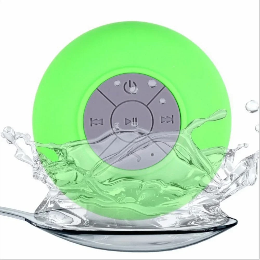AquaGlow wasserdichter schwimmender Pool-Lautsprecher mit LED-Beleuchtung