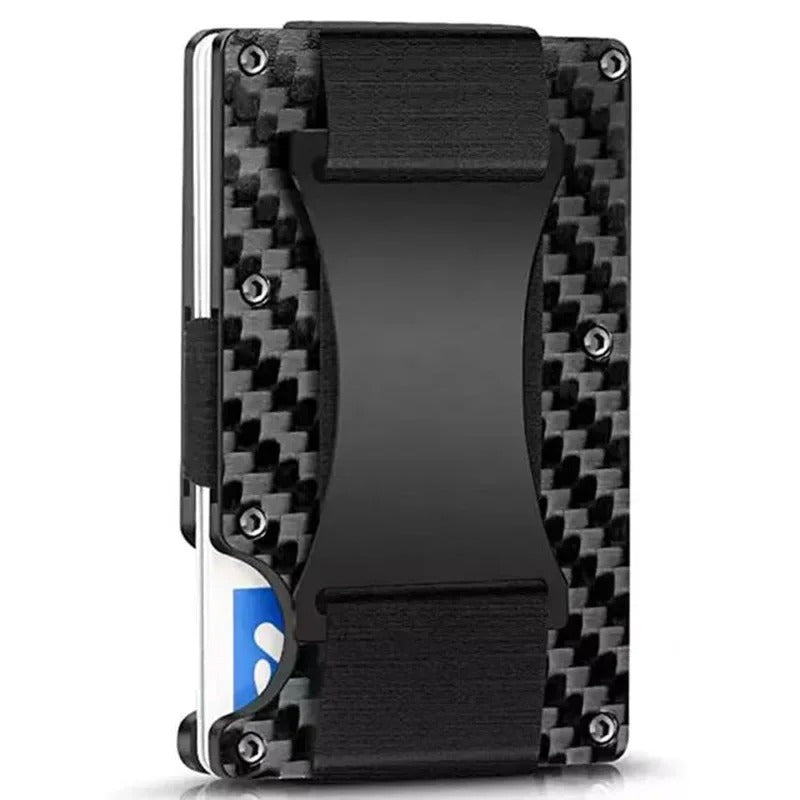 Kirrea Titanium Card Holder RFID Matte Cobalt Slim Unisex Accessory