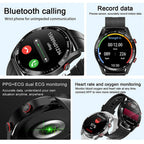 Alera Men's Smartwatch With Fitness Tracking And Bluetooth Connectivity