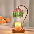 Pemanas Lilin Kelopak Bunga Dengan Lampu Minimalis Moden Hiasan Rumah
