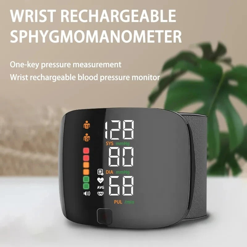 NovaPulse On-The-Go Wrist Health Monitor With Voice Alerts
