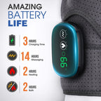 Adjustable Heated Shoulder Massaging Device For Posture Improvement And Tension Relief