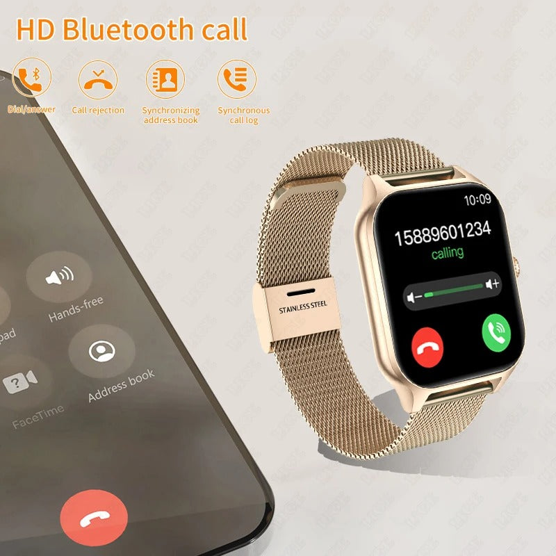 Smartwatch From NovaVel Luma For Women With Core Features And Sleek Look
