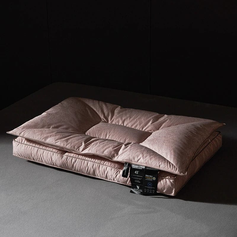 Bantal Memori Bulu Angsa Edisi Dengan Sarung Jacquard