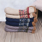 Meias LyraNest para Uso Interior no Inverno em Casa com Solas Antiderrapantes
