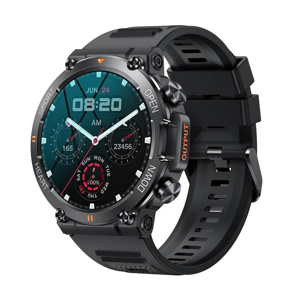FortisX Titan Rugged Tactical Smartwatch With Extended Battery Life