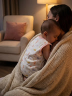 Ultra-Soft Cotton Baby Sleeping Bag with 2-Way Zip