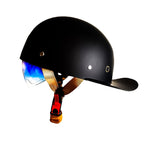 Casque demi-coque style baseball ZenForge DOT homologué coque ABS mousse EPS