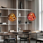 Liora Glass Pendant Light Delivers Warm Glow For Kitchen Island And Dining Room