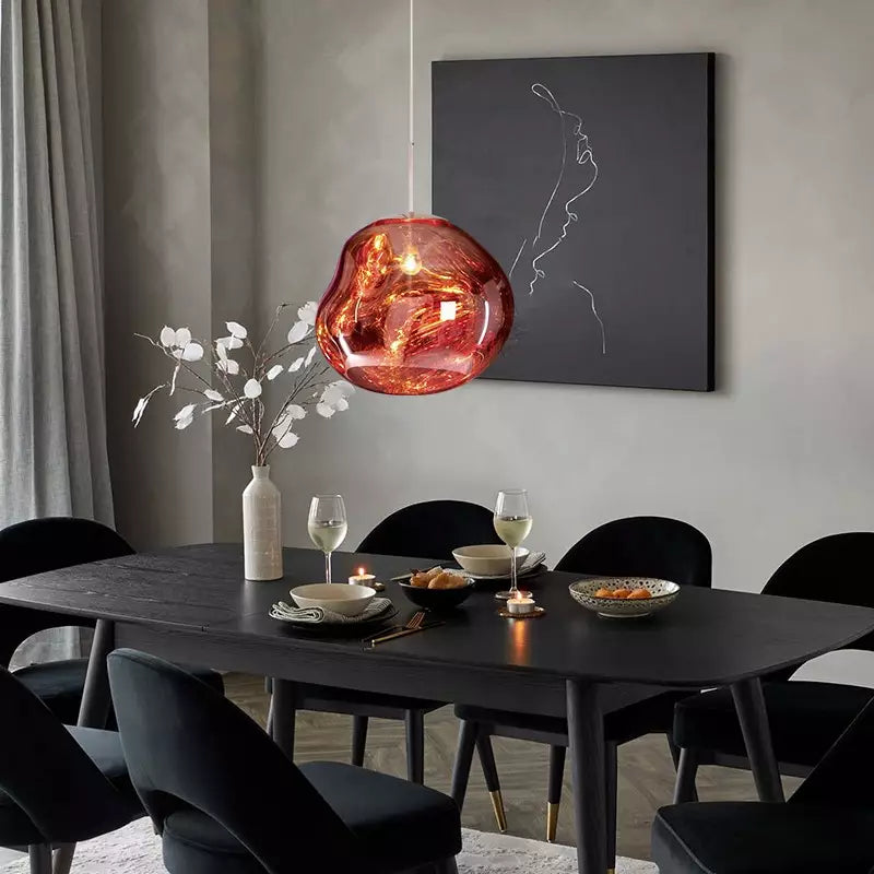 Liora Glass Pendant Light Delivers Warm Glow For Kitchen Island And Dining Room