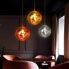 Liora Glass Pendant Light Delivers Warm Glow For Kitchen Island And Dining Room