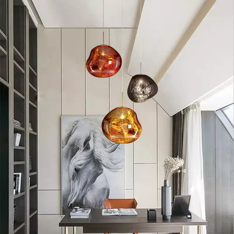 Liora Glass Pendant Light Delivers Warm Glow For Kitchen Island And Dining Room