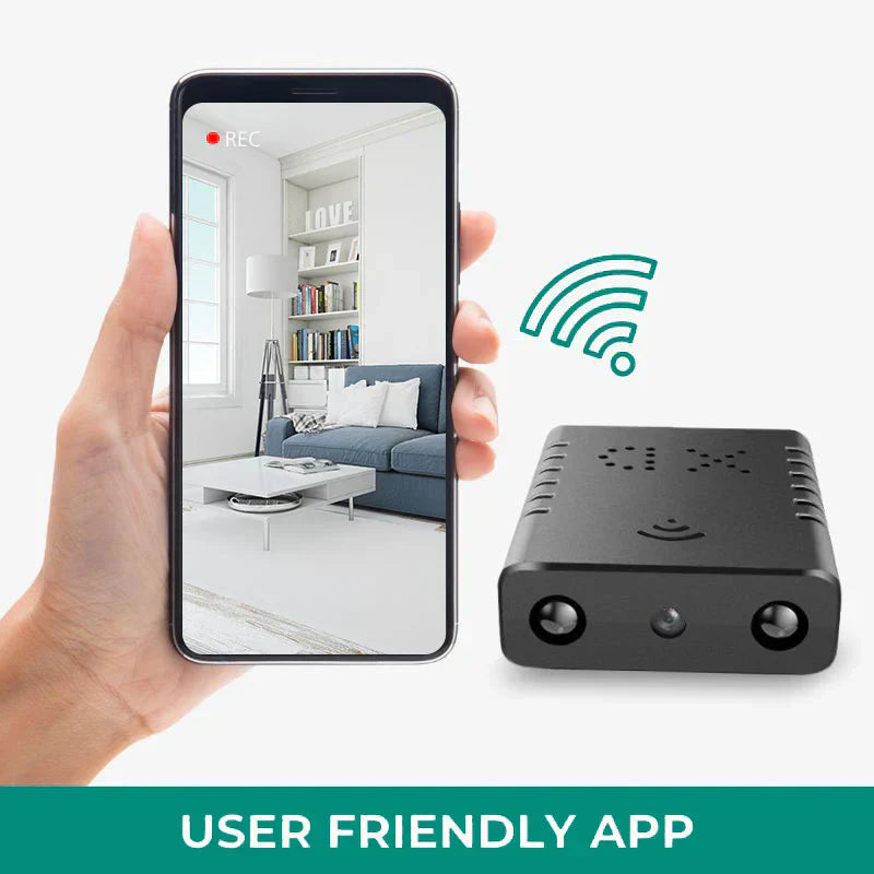 Telecamera HD Wireless Mini NovaGuard con Audio e App Mobile