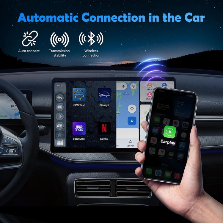 Trådløs CarPlay-adapter til iPhones i 800 biler verden over