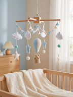 Compact Wooden Baby Mobile & Support Arm Set