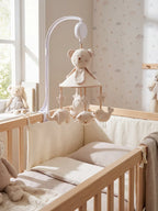 Soothing Wooden Baby Musical Mobile & Support Arm