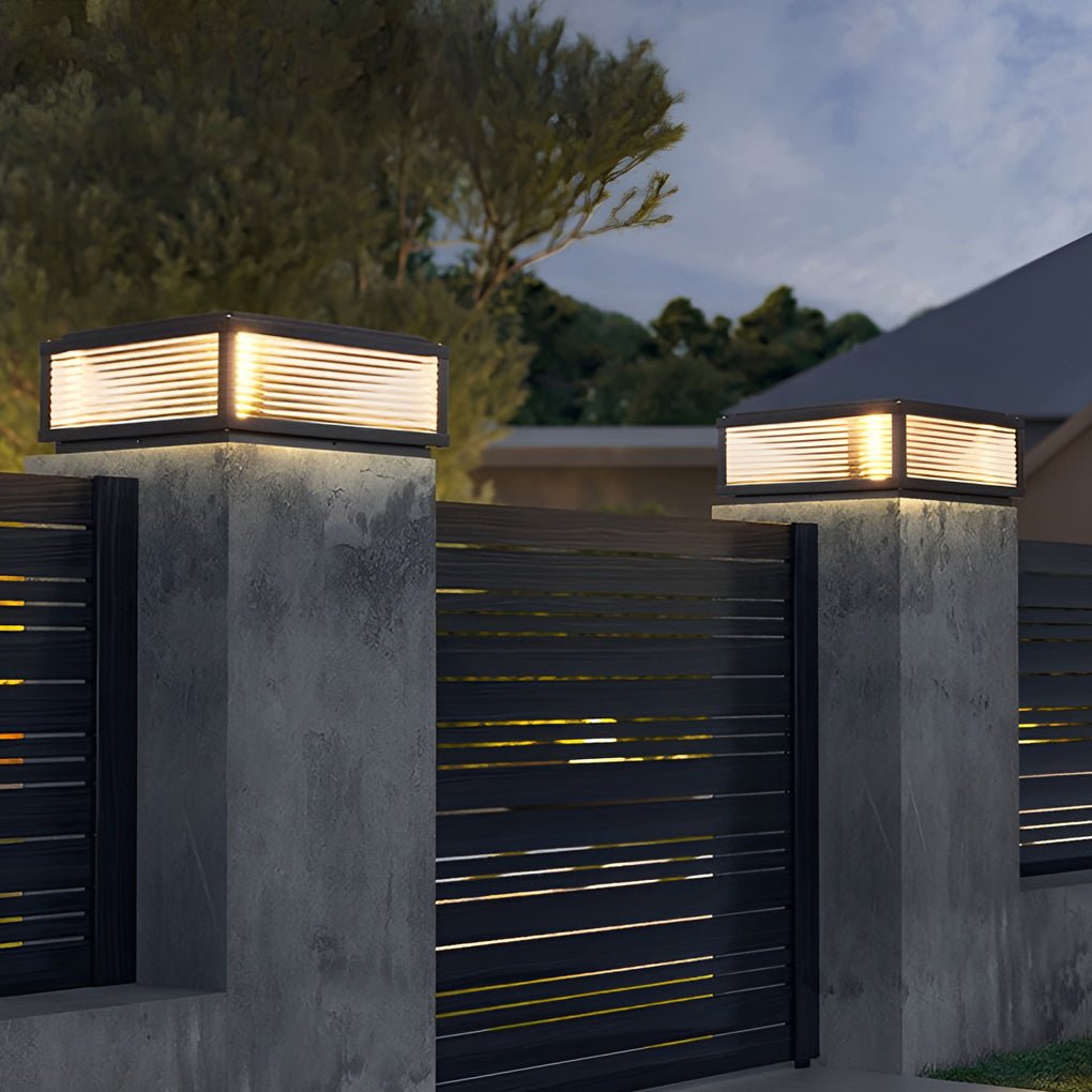 Outdoor Pier Mount Light With Waterproof LED And Three Level Dimming 3000K 4500K 6000K