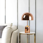 Luminra Copper Table Lamp Dimmable Lighting For Living Rooms Or Home Offices